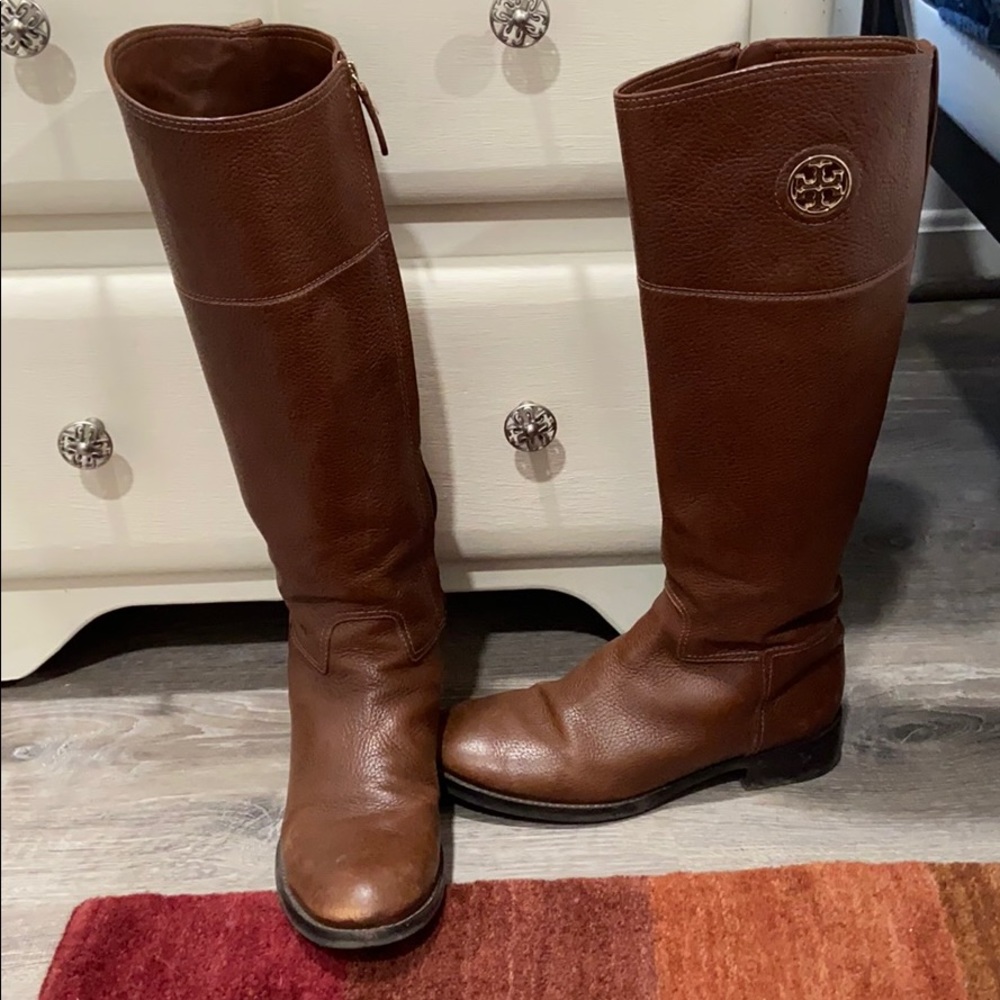 Tory Burch Junction riding boots